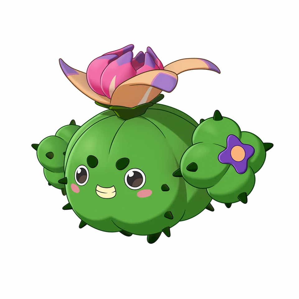 BengbengcaoCaiyuqiuxingtai (蹦蹦草（彩玉球形态）) - Roco Kingdom: World Grass spirit image, skills and evolution