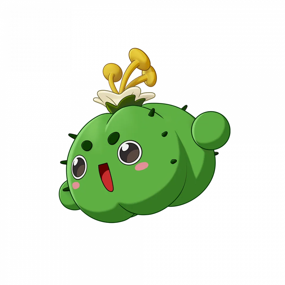 Bengbengzhongzi (蹦蹦种子（象牙球形态）) - Roco Kingdom: World Grass spirit image, skills and evolution