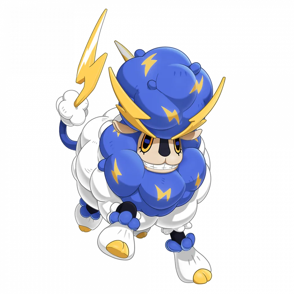 Dianqiumiemie (电球咩咩) - Roco Kingdom: World Electric spirit image, skills and evolution