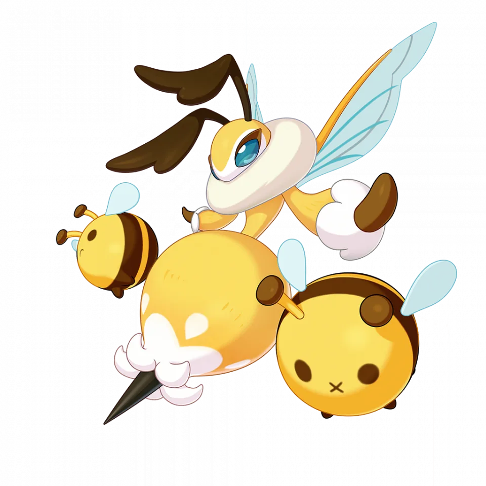 Huangfenghou (黄蜂后) - Roco Kingdom: World Bug spirit image, skills and evolution