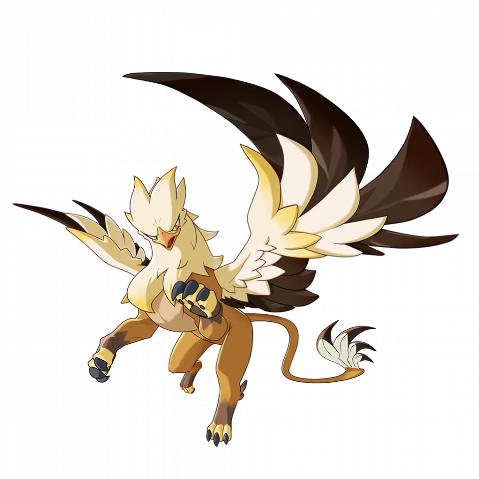 Huangjiashijiu (皇家狮鹫（高山地的样子）) - Roco Kingdom: World Flying spirit image, skills and evolution