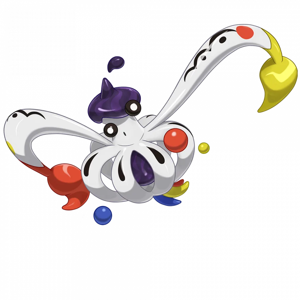 Hunluanyoucai (混乱鱿彩) - Roco Kingdom: World Ghost spirit image, skills and evolution