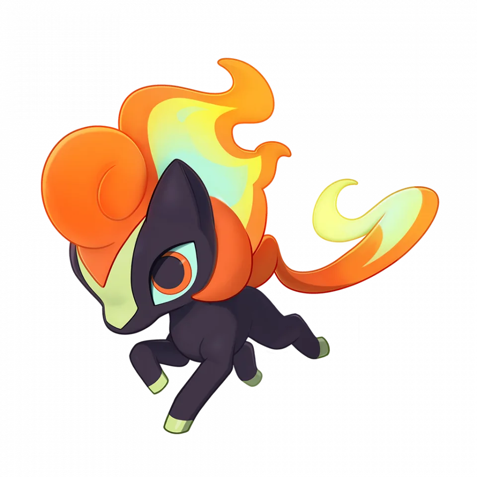 Huohongwei (火红尾) - Roco Kingdom: World Fire spirit image, skills and evolution