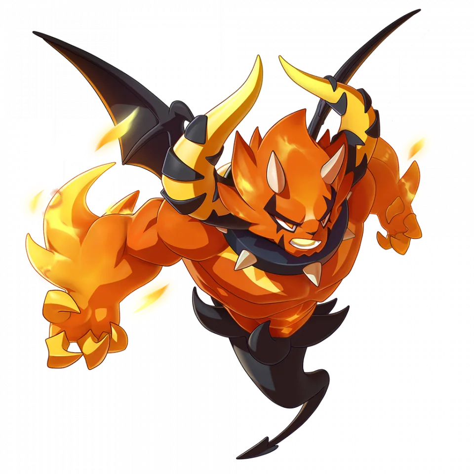Huoshen (火神) - Roco Kingdom: World Fire spirit image, skills and evolution