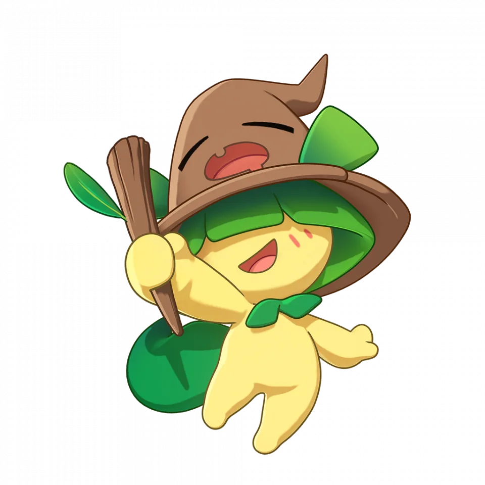 L Caojingling (绿草精灵) - Roco Kingdom: World Grass spirit image, skills and evolution