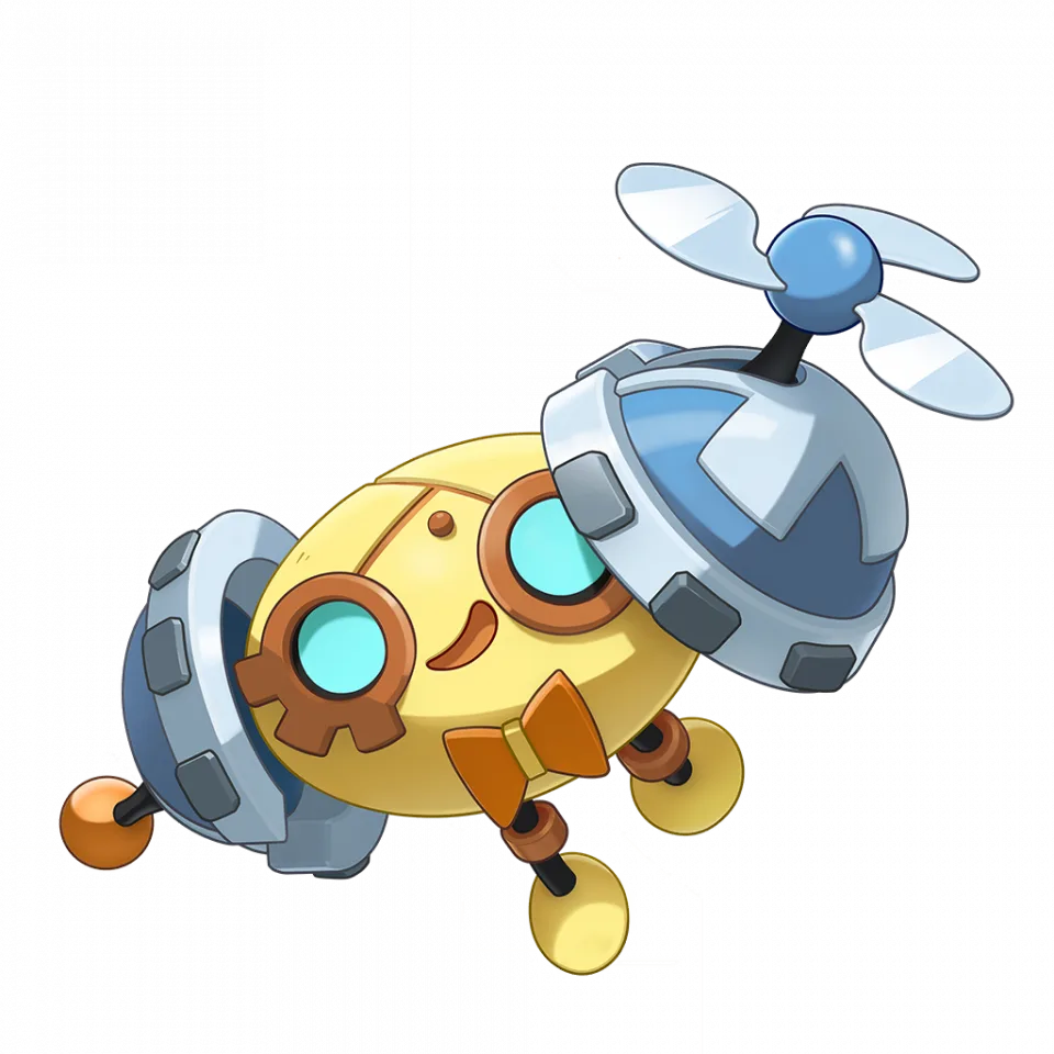 Luoxuanpapa (螺旋帕帕) - Roco Kingdom: World Steel spirit image, skills and evolution