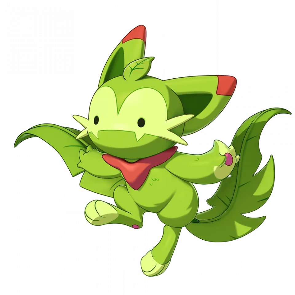 Miaowu (喵呜) - Roco Kingdom: World Grass spirit image, skills and evolution