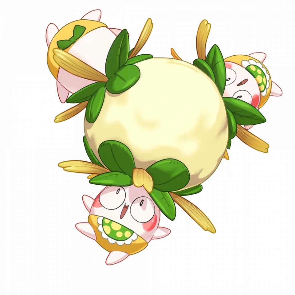 Pugongyingwawa (蒲公英娃娃) - Roco Kingdom: World Grass spirit image, skills and evolution