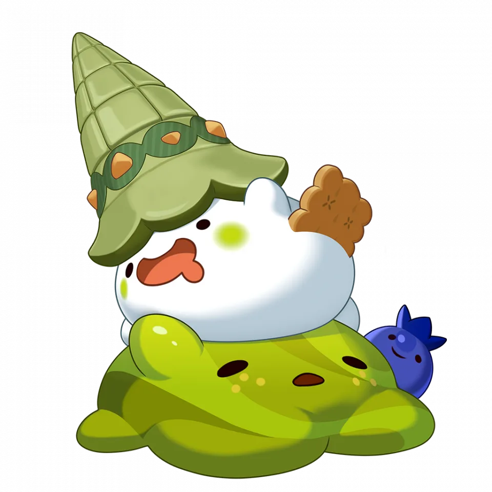 ShengdaitiantianLanmeimochakouwei (圣代甜甜（蓝莓抹茶口味）) - Roco Kingdom: World Ice spirit image, skills and evolution