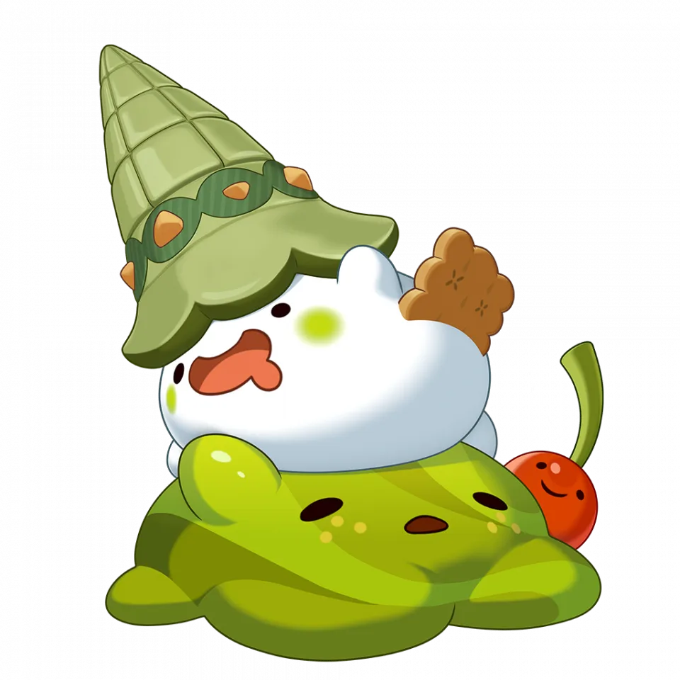 ShengdaitiantianYingtaomochakouwei (圣代甜甜（樱桃抹茶口味）) - Roco Kingdom: World Ice spirit image, skills and evolution