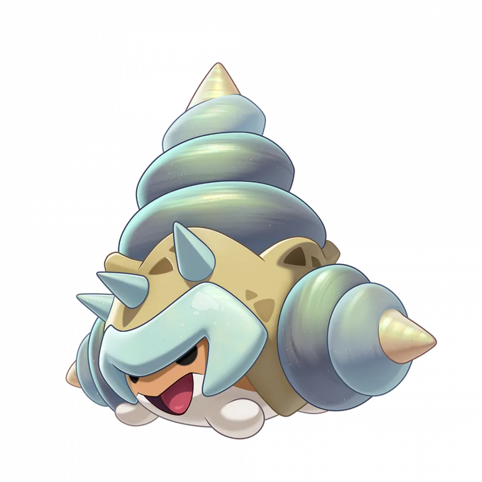 Shiboluo (嗜波螺（被污染的样子）) - Roco Kingdom: World Ground spirit image, skills and evolution