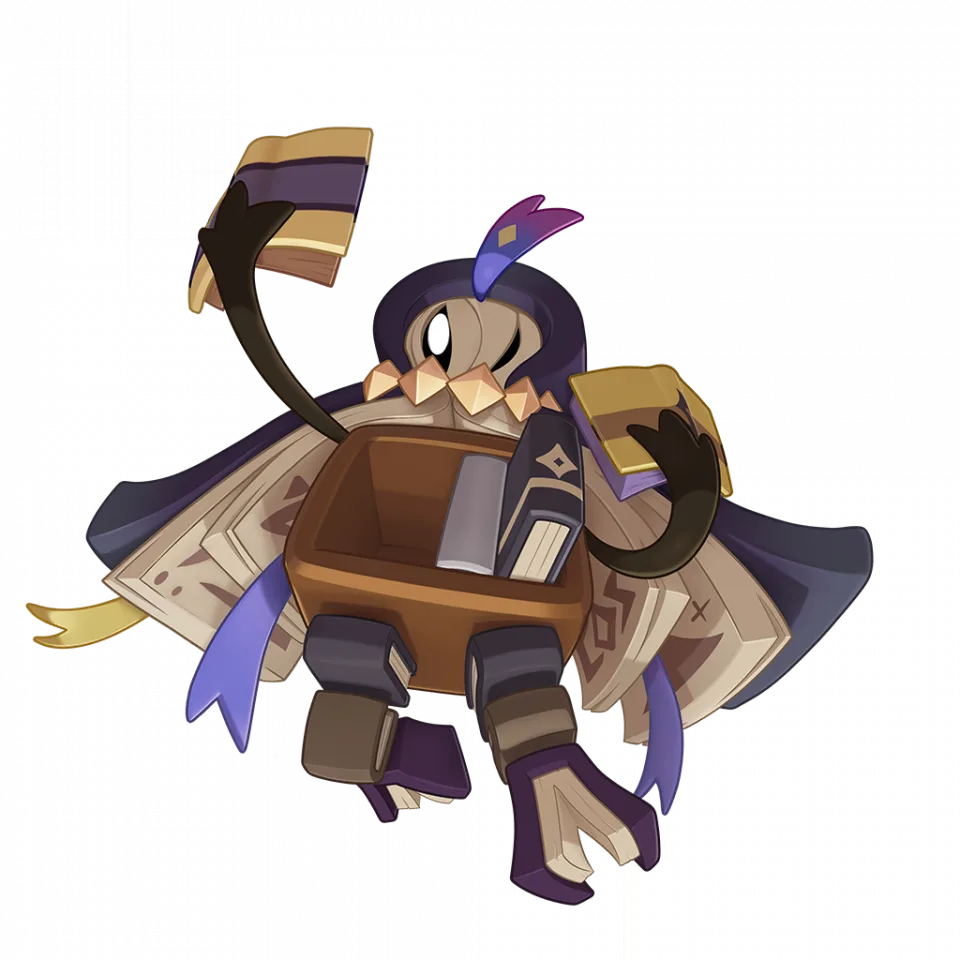 Shujuanshouhu (书卷守护) - Roco Kingdom: World Normal spirit image, skills and evolution