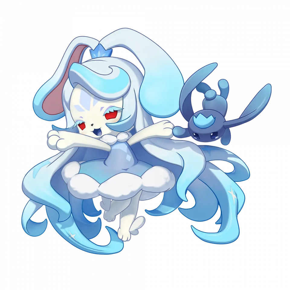 Xueyingbingling (雪影冰灵) - Roco Kingdom: World Ice spirit image, skills and evolution