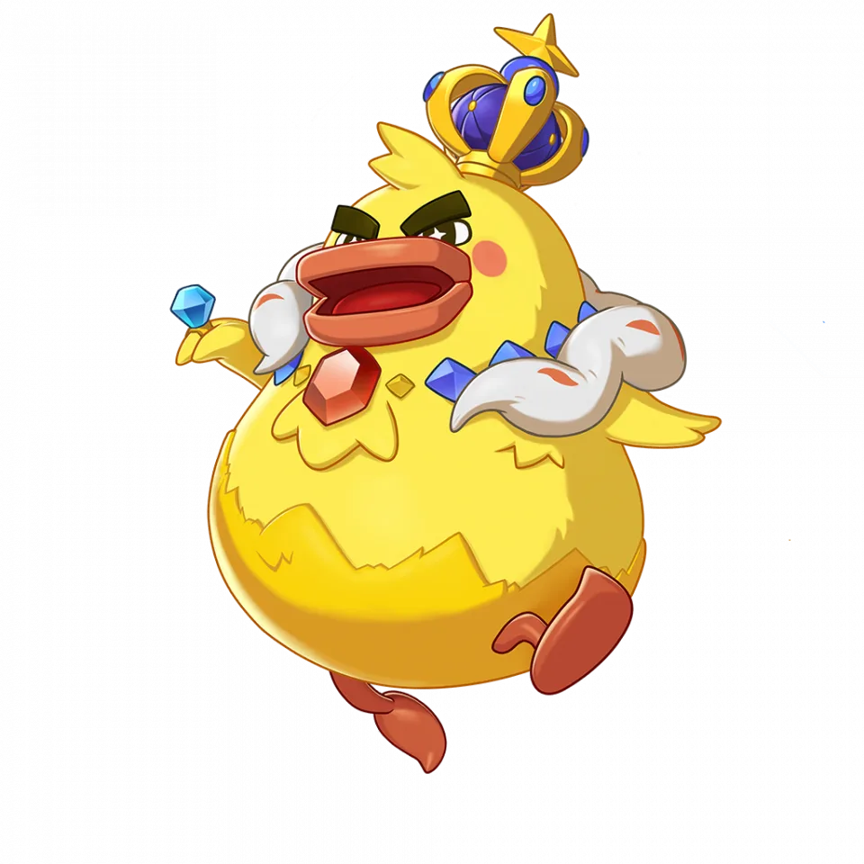 YajijiguowangRanleya (鸭吉吉国王（燃了鸭）) - Roco Kingdom: World Normal spirit image, skills and evolution