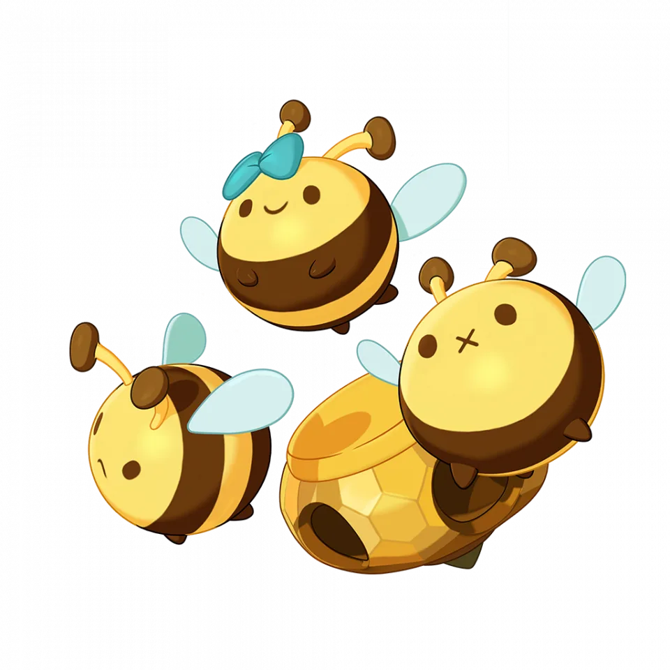 Yiwofeng (一窝蜂) - Roco Kingdom: World Bug spirit image, skills and evolution