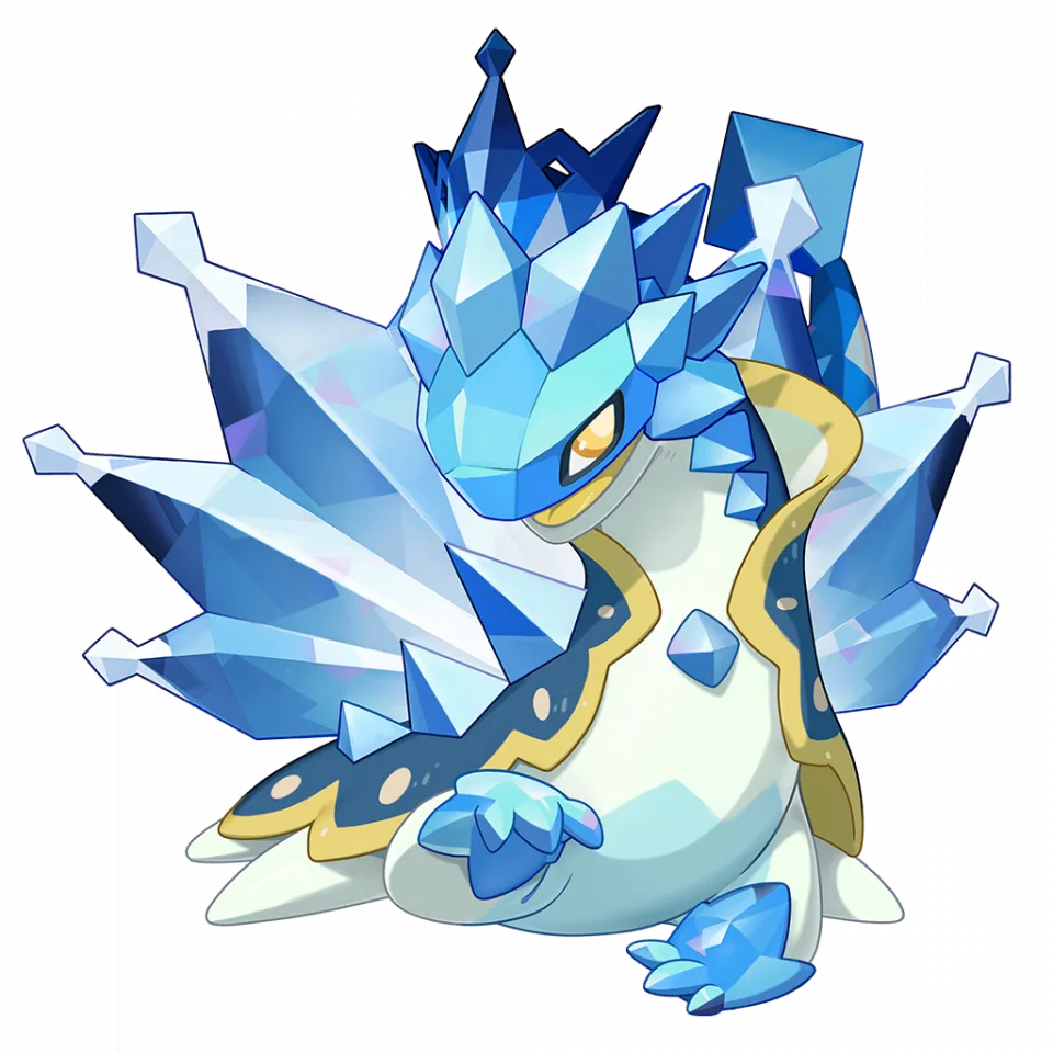 ZuanshiwoLanzhuikuangdeyangzi (钻石蜗（蓝锥矿的样子）) - Roco Kingdom: World Light spirit image, skills and evolution